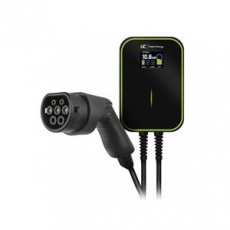 Green Cell Wallbox EV PowerBox 22kW charger with Type 2 cable (6m) for charging electric cars and Plug-In hybrids