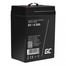 Green Cell AGM VRLA 6V 4.5Ah maintenance-free battery for the alarm system, cash register, toys