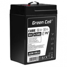 Green Cell CUBE AGM IP54 6V 4Ah VRLA Battery Gel deep cycle scooter mower boat barge mower tractor fishing boat