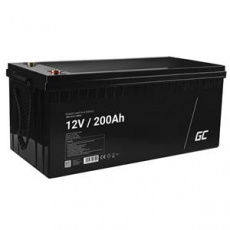 Green Cell AGM VRLA 12V 200Ah maintenance-free battery for camper, photovoltaics, solar panels, boats