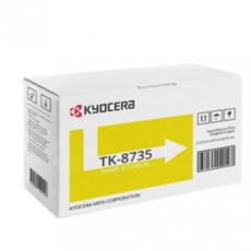 Kyocera toner TK-8735Y - 40 000 stran A4 (při 5% pokrytí), pro TASKalfa7353/8353ci, žlutý