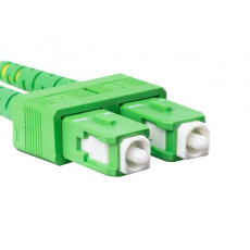 LANBERG optický patch cord SM LC/UPC-SC/APC duplex 2m LSZH G657A1 průměr 3mm žlutá