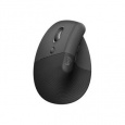 Logitech Lift Vertical Ergonomic Mouse - Grafitová pro LEVÁKY, 400-4000dpi, 6 tlačítek, bluetooth, logitech bolt