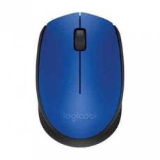 Logitech myš Wireless Mouse M171, optická, 2 tlačítka, modrá, 1000dpi