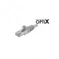 OPTIX S/FTP Patch cord Cat6A, 0,25m šedý