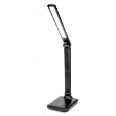 PLATINET stolní lampa LED REMUS 5W, USB nabíječka, dotykový panel, černá