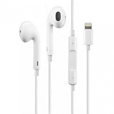 PLATINET FIESTA EARPHONES WITH MIC LIGHTNING WHITE