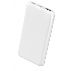 PLATINET POWER BANK 10000 MAH 3,7V 37Wh 10W 2xUSB-C 1xUSB-A WHITE