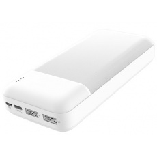 PLATINET POWER BANK 20000mAh Polymer ABS Texture White