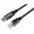 PremiumCord Ethernetový kabel USB3.2 -> LAN RJ45 10/100/1000 MBIT 3m