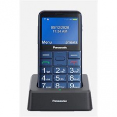 Panasonic KX-TU155EXCN mobilní telefon pro seniory -barevný displej 2,3", fotoaparát, microSD/microSDHC, USB, modrý