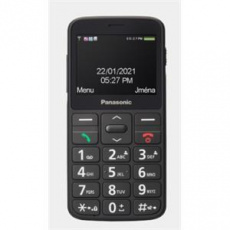 Panasonic KX-TU160EXB mobilní telefon pro seniory -  barevný displej 2,3",  fotoaparát, USB-C, černý