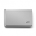 LACIE Portable SSD USB-C 500GB external portable SSD inc rescue service Moon Silver