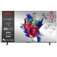 TCL 75P655 SMART TV 75" LED/4K UHD/Direct LED/3xHDMI/USB/LAN/GoogleTV