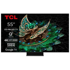 TCL 55C765 SMART TV 55" QLED/4K UHD/Mini LED/144Hz/4xHDMI/USB/LAN/GoogleTV