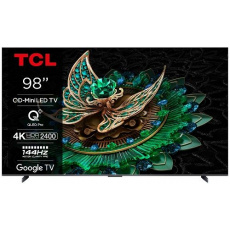 TCL 98C765 SMART TV 98" QLED/4K UHD/Mini LED/144Hz/4xHDMI/2xUSB/LAN/GoogleTV