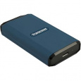 Transcend ESD410C 4TB, USB 20Gbps Type C, Externí odolný SSD disk (3D NAND flash), 2000MB/R, 2000MB/W, modrý