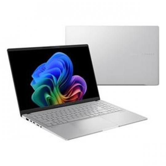 ASUS Vivobook S 15 OLED-Snapdragon X Elite X1E 78 100/32GB/1TB SSD/Qualcomm Adreno/15,6"/3K/OLED/2yPUR/Win11 PRO/stříbrn