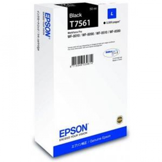 EPSON cartridge T7561 black (WF-8xxx)