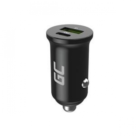 Green Cell Nabíječka do auta 38W GC PowerRide Nano38 s USB-C USB-A Power Delivery a rychlonabíjením Ultra Charge