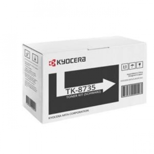 Kyocera toner TK-8735K - 85 000 stran A4 (při 5% pokrytí), pro TASKalfa7353/8353ci, černý