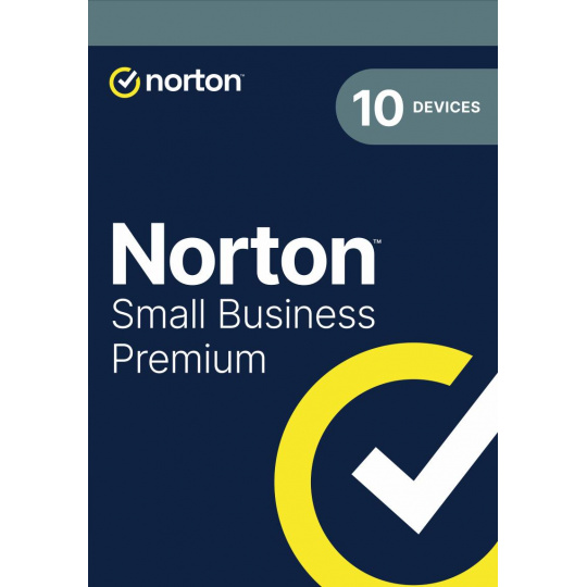 NORTON SMALL BUSINESS PREMIUM 500GB  1 uživatel pro 10 zařízení na 12 měsíců  BOX