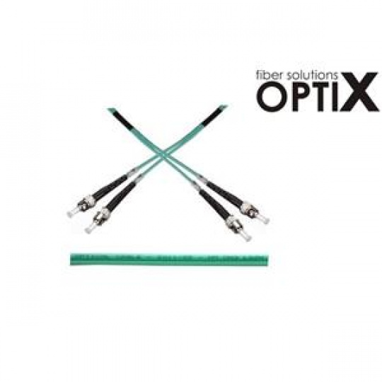 OPTIX ST-ST Optický patch cord 50/125 0,5m Duplex OM3