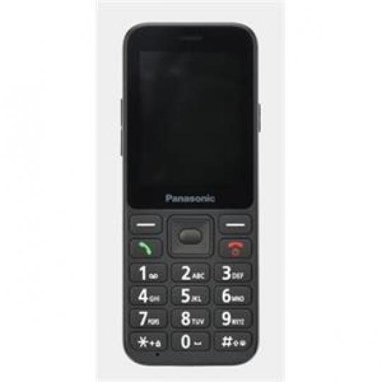 Panasonic KX-TU250EXB mobilní telefon pro seniory -  barevný displej 2,4", fotoaparát, USB-C, 4G, černý