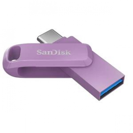 SanDisk Ultra Dual Drive Go 256GB USB 3.2 USB-A + USB-C fialový