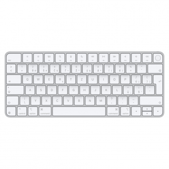 Apple Magic Keyboard Touch ID/Bezdrátová Bluetooth/SK layout/Bílá