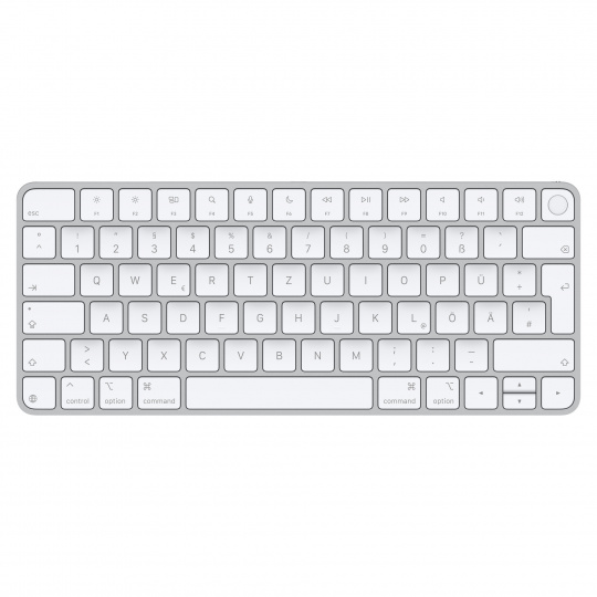 Apple Magic Keyboard Touch ID/Bezdrátová Bluetooth/GER layout/Bílá