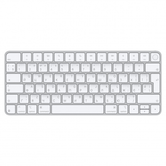 Apple Magic Keyboard Touch ID/Bezdrátová Bluetooth/UA layout/Bílá