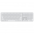 Apple Magic Keyboard Numeric Touch ID/Bezdrátová Bluetooth/US layout/Bílá