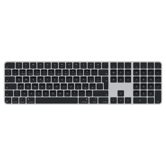 Apple Magic Keyboard Numeric Touch ID/Bezdrátová Bluetooth/CZ layout/Černá