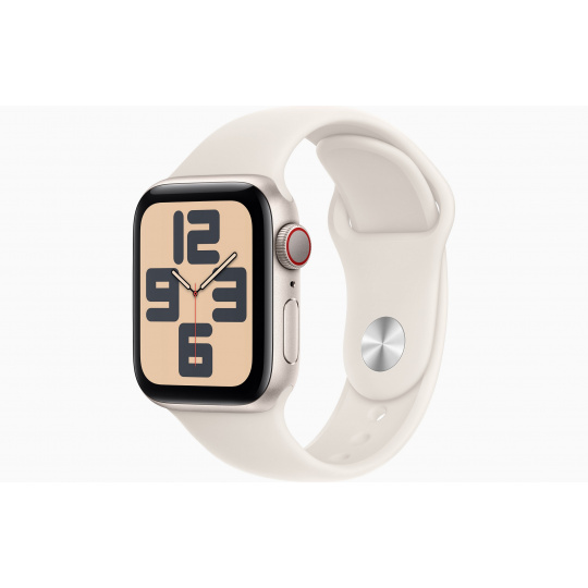 Apple Watch SE Cell/40mm/Starlight/Sport Band/Starlight/-S/M