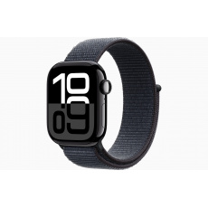 Apple Watch S10/42mm/Jet Black/Sport Band/Ink