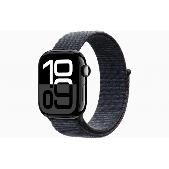 Apple Watch S10 Cell/46mm/Jet Black/Sport Band/Ink