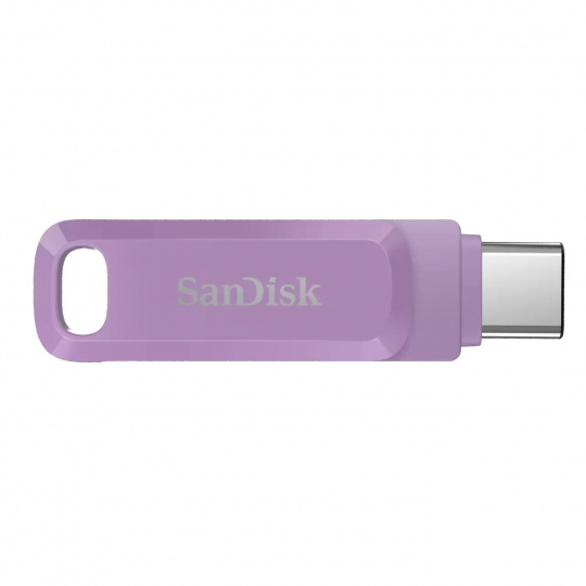 SanDisk Ultra Dual Drive Go/256GB/USB 3.2/USB-A + USB-C/Fialová