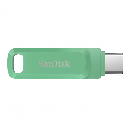 SanDisk Ultra Dual Drive Go/64GB/USB 3.2/USB-A + USB-C/Zelená