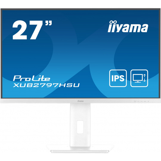 iiyama ProLite/XUB2797HSU-W2/27"/IPS/FHD/100Hz/1ms/White/3R