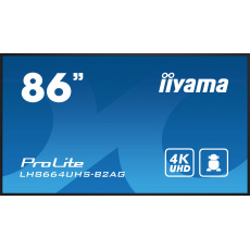 86" iiyama LH8664UHS-B2AG:IPS,4K,24/7, Android