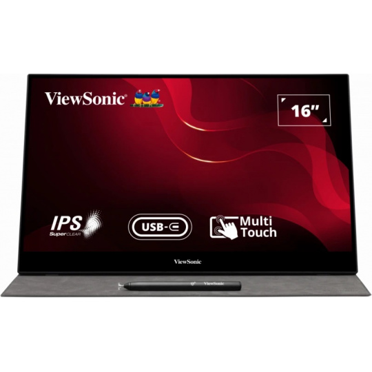 16" LED ViewSonic TD1655 - FHD,IPS,PCAP,portable