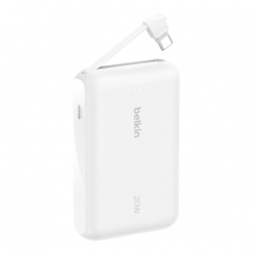 Belkin 10k powerbanka PD 20W USB-C, bílá