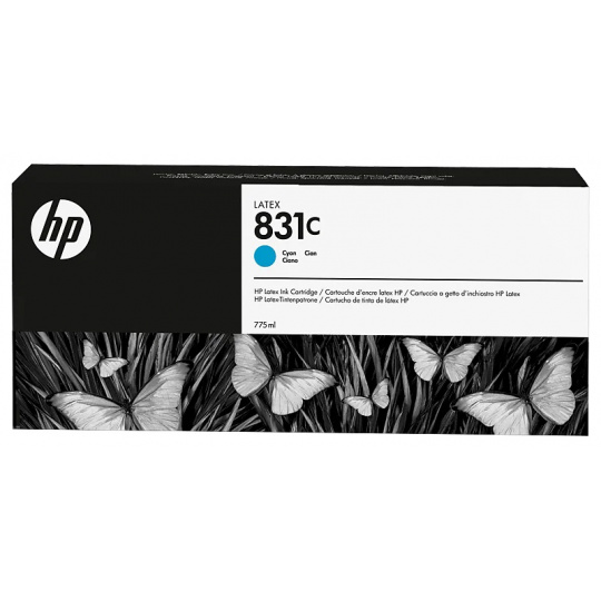 HP 831C inkoustová náplň azurová, CZ695A