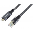 Ethernet. kabel USB3.2->LAN RJ45  10/100/1000, 1m