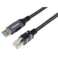 Ethernet. kabel USB3.2->LAN RJ45  10/100/1000, 1m