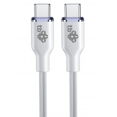 TB USB C - USB C 60W Glamour kabel 1,5m bílý