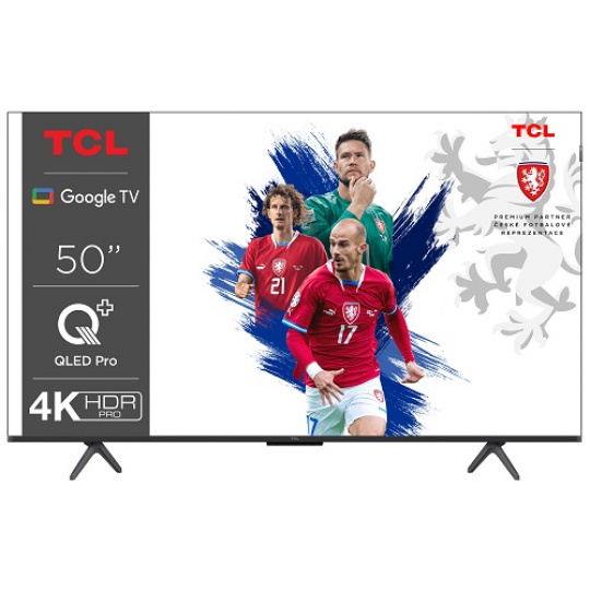 TCL 50C655 SMART TV 50" QLED/4K UHD/Direct LED/3xHDMI/USB/LAN/GoogleTV