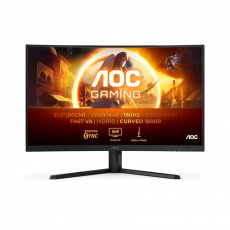 AOC Gaming/CQ32G4VE/31,5"/VA/QHD/180Hz/1ms/Black/3R