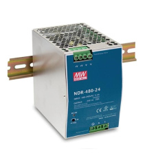 MEANWELL - NDR-480-48 - Průmyslový napájecí spínaný zdroj 48V 480W na DIN